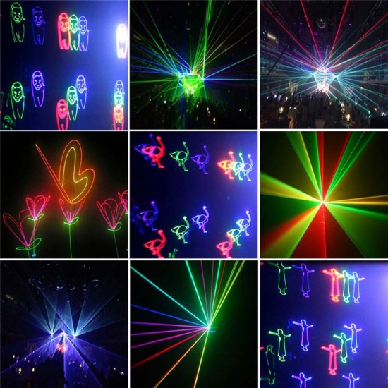 Free Shipping 3W Firefly Outdoor Garden&Party RGB Laser Projector