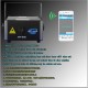 Free Shipping 1W bluetooth control Pattern RGB Animation Laser