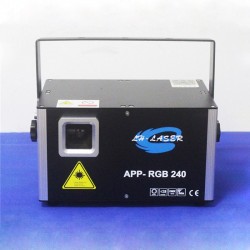 Free Shipping 2W RGB Laser Lighting System with Bluetooth Control