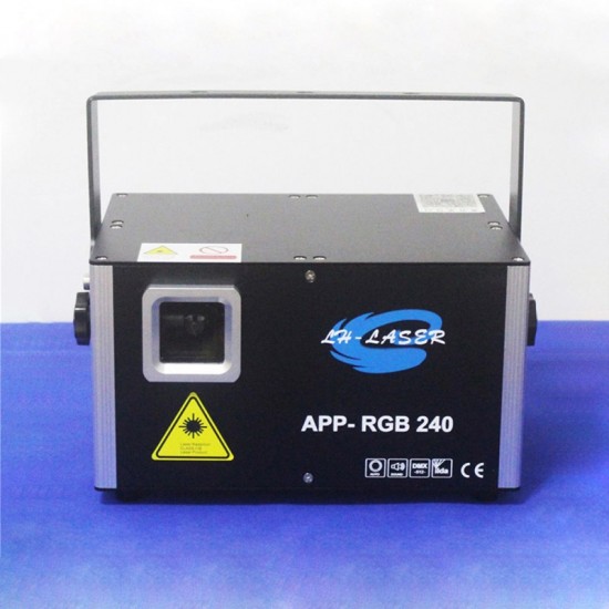 Free Shipping 2W RGB Laser Lighting System with Bluetooth Control