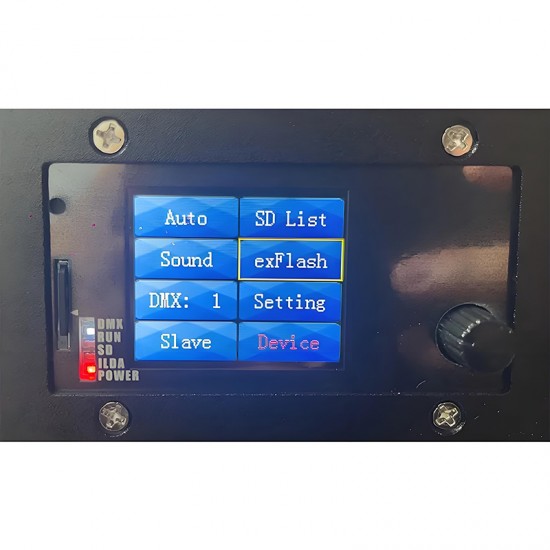 Free Shipping SD Card Display and ILDA port for AT Scanner