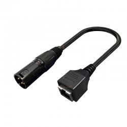 Free Shipping DMX512 decoder transfer cable Canon to RJ45 network port cable