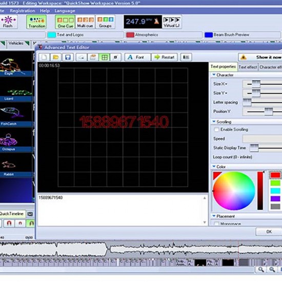 Free Shipping FB3 Quickshow Professional Laser Software