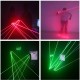 Free Shipping Single Green Color Finger Laser Disco Gloves