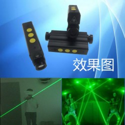 Free Shipping Recharge Dancing Green Double head Laser Sword
