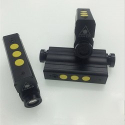 Free Shipping Recharge Dancing Green Double head Laser Sword