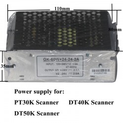 Free Shipping +-12V or +-24V power supply for scanner system