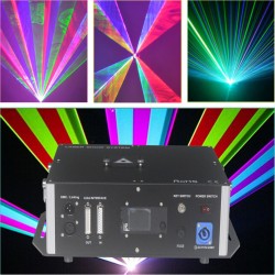 Free shipping DMX512+ILDA 15W RGB SD Card Laser Dance Stage Light