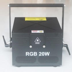 Free Shipping 20W SD Card And ILDA Full Color RGB Outdoor Laser