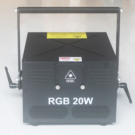 Free Shipping 20W SD Card And ILDA Full Color RGB Outdoor Laser