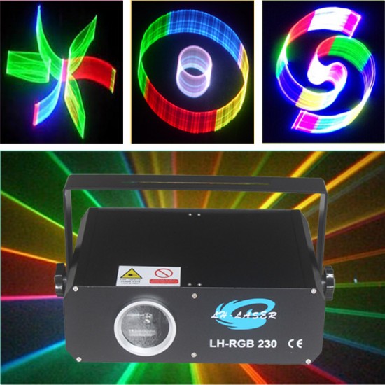 Free Shipping 1.2W 3D rgb Laser Light with ILDA Support Laser Show System Free Shipping 1.2W 3D rgb Laser Light with ILDA Support Laser Show System