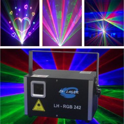 Free Shipping 2W SD Card Control Pre-Loaded Effects RGB Laser Light