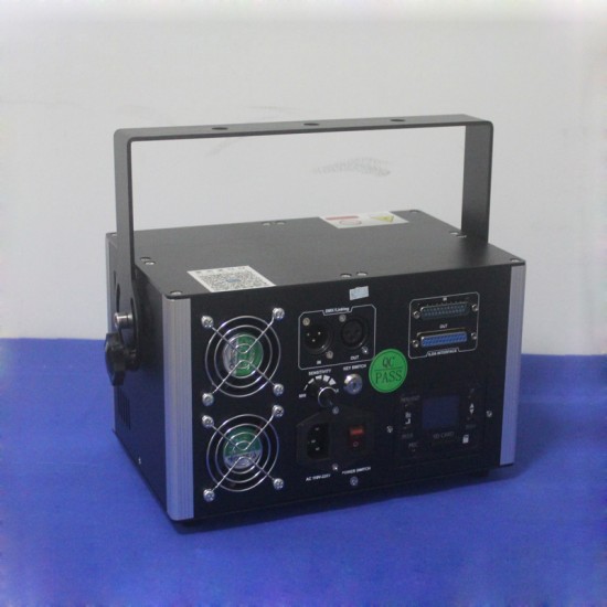 Free Shipping 2W SD Card Control Pre-Loaded Effects RGB Laser Light