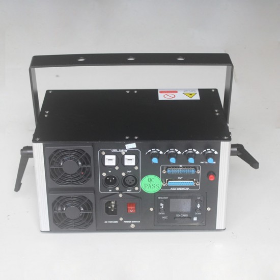 Free Shipping High-Power 3W RJ45 sd card rgb Enabled Laser Disco Projector