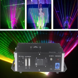 Free shipping 5W SD Card RGB ILDA Laserman dancing Projector