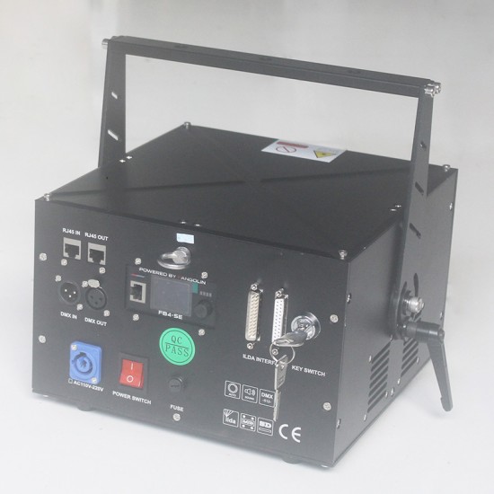 Free Shipping ILDA 8W Laser Projector with Built-in FB4 Controller