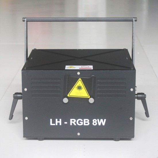 Free Shipping 8W ILDA Laser Projector with Original Imported FB4 Controller