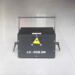 Free Shipping 8Watts SD Card & DMX Laser Light Projector with ILDA Support