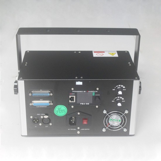 Free Shipping FB4 3W ILDA Green stage Laser Lighting Projector