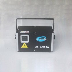 Free Shipping 3w Single Green Beam Laser for DJ Stage and Event Lighting